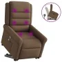 Silla de masaje reclinable de pie de tela marrón by , Armchairs - Ref: Foro24-3303328, Price: 282,85 €, Discount: %