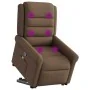 Silla de masaje reclinable de pie de tela marrón by , Armchairs - Ref: Foro24-3303328, Price: 282,85 €, Discount: %