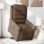 Silla de masaje reclinable de pie de tela marrón by , Armchairs - Ref: Foro24-3303328, Price: 282,85 €, Discount: %