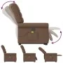 Silla de masaje reclinable de pie de tela marrón by , Armchairs - Ref: Foro24-3303328, Price: 282,85 €, Discount: %