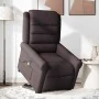 Sillón masaje eléctrico reclinable elevable tela marrón oscuro by , Armchairs - Ref: Foro24-3303349, Price: 349,94 €, Discoun...
