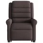 Sillón masaje eléctrico reclinable elevable tela marrón oscuro by , Armchairs - Ref: Foro24-3303349, Price: 349,94 €, Discoun...