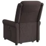 Sillón masaje eléctrico reclinable elevable tela marrón oscuro by , Armchairs - Ref: Foro24-3303349, Price: 349,94 €, Discoun...