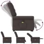 Sillón masaje eléctrico reclinable elevable tela marrón oscuro by , Armchairs - Ref: Foro24-3303349, Price: 349,94 €, Discoun...