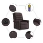 Sillón masaje eléctrico reclinable elevable tela marrón oscuro by , Armchairs - Ref: Foro24-3303349, Price: 349,94 €, Discoun...