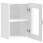 Armario pared cocina puerta de cristal Lucca blanca by , Kitchen cabinets - Ref: Foro24-853767, Price: 57,03 €, Discount: %