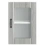 Armario de pared para cocina puerta cristal Lucca gris sonoma by , Kitchen cabinets - Ref: Foro24-853773, Price: 58,96 €, Dis...