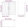 Armario de pared cocina Lucca madera contrachapada gris sonoma von , Küchenschränke - Ref: Foro24-853823, Preis: 63,39 €, Rab...