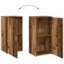 Mueble de almacenaje madera ingeniería envejecida 50x45x103,5cm von , Schließfächer und Lagerschränke - Ref: Foro24-859049, P...