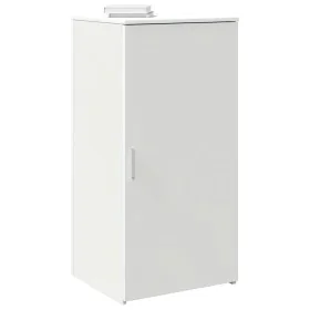 Armario de madera de ingeniería blanco 50x45x103,5 cm by , Lockers and storage cabinets - Ref: Foro24-859042, Price: 98,12 €,...