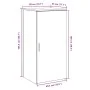 Armario de madera de ingeniería blanco 50x45x103,5 cm von , Schließfächer und Lagerschränke - Ref: Foro24-859042, Preis: 100,...