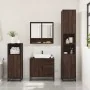 Set de muebles baño 3 pzas madera contrachapada roble marrón de , Muebles de baño - Ref: Foro24-3300989, Precio: 236,40 €, De...