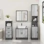 Set de muebles de baño 3 pzas madera contrachapada gris sonoma von , Badezimmermöbel - Ref: Foro24-3301008, Preis: 228,24 €, ...