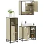 Set de muebles de baño 3 pzas madera contrachapada roble Sonoma von , Badezimmermöbel - Ref: Foro24-3300996, Preis: 204,68 €,...