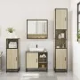 Set de muebles de baño 3 pzas madera contrachapada roble Sonoma von , Badezimmermöbel - Ref: Foro24-3300996, Preis: 204,68 €,...
