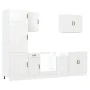 Mueble cocina Kalmar blanco de alto brillo 7 pzas von , Küchenschränke - Ref: Foro24-3314773, Preis: 634,08 €, Rabatt: %