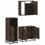 Set de muebles baño 3 pzas madera contrachapada roble marrón von , Badezimmermöbel - Ref: Foro24-3300949, Preis: 194,06 €, Ra...