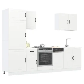 Mueble de cocina Kalmar blanco 7 piezas madera contrachapada von , Küchenschränke - Ref: Foro24-3314771, Preis: 566,99 €, Rab...