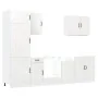 Mueble de cocina Kalmar blanco 7 piezas madera contrachapada by , Kitchen cabinets - Ref: Foro24-3314771, Price: 566,99 €, Di...