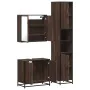 Set de muebles baño 3 pzas madera contrachapada roble marrón by , Bathroom furniture - Ref: Foro24-3301069, Price: 244,34 €, ...