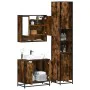 Set de muebles baño 3 pzas madera contrachapada roble ahumado by , Bathroom furniture - Ref: Foro24-3301097, Price: 263,80 €,...