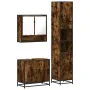 Set de muebles baño 3 pzas madera contrachapada roble ahumado by , Bathroom furniture - Ref: Foro24-3301097, Price: 263,80 €,...