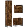 Set de muebles baño 3 pzas madera contrachapada roble ahumado by , Bathroom furniture - Ref: Foro24-3301097, Price: 263,80 €,...