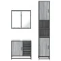 Set de muebles de baño 3 pzas madera contrachapada gris sonoma von , Badezimmermöbel - Ref: Foro24-3301088, Preis: 299,10 €, ...