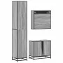 Set de muebles de baño 3 pzas madera contrachapada gris sonoma von , Badezimmermöbel - Ref: Foro24-3301088, Preis: 299,10 €, ...
