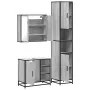 Set de muebles de baño 3 pzas madera contrachapada gris sonoma von , Badezimmermöbel - Ref: Foro24-3301088, Preis: 299,10 €, ...