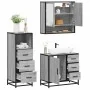 Set de muebles de baño 3 pzas madera contrachapada gris sonoma von , Badezimmermöbel - Ref: Foro24-3301048, Preis: 264,65 €, ...