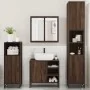 Set de muebles baño 4 pzas madera contrachapada roble marrón von , Badezimmermöbel - Ref: Foro24-3301209, Preis: 332,60 €, Ra...