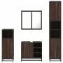 Set de muebles baño 4 pzas madera contrachapada roble marrón von , Badezimmermöbel - Ref: Foro24-3301209, Preis: 332,60 €, Ra...