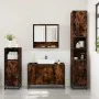 Set de muebles baño 3 pzas madera contrachapada roble ahumado von , Badezimmermöbel - Ref: Foro24-3300982, Preis: 227,70 €, R...