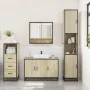 Set de muebles de baño 3 pzas madera contrachapada roble Sonoma von , Badezimmermöbel - Ref: Foro24-3301041, Preis: 225,86 €,...