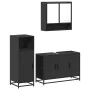 Juego de muebles de baño 3 pzas madera contrachapada negro von , Badezimmermöbel - Ref: Foro24-3300980, Preis: 238,10 €, Raba...