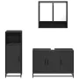 Juego de muebles de baño 3 pzas madera contrachapada negro von , Badezimmermöbel - Ref: Foro24-3300980, Preis: 238,10 €, Raba...