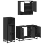 Juego de muebles de baño 3 pzas madera contrachapada negro von , Badezimmermöbel - Ref: Foro24-3300980, Preis: 238,10 €, Raba...