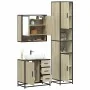 Set de muebles de baño 3 pzas madera contrachapada roble Sonoma von , Badezimmermöbel - Ref: Foro24-3301106, Preis: 301,04 €,...