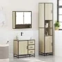 Set de muebles de baño 3 pzas madera contrachapada roble Sonoma von , Badezimmermöbel - Ref: Foro24-3301106, Preis: 301,04 €,...