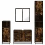 Set de muebles baño 4 pzas madera contrachapada roble ahumado von , Badezimmermöbel - Ref: Foro24-3301202, Preis: 452,85 €, R...