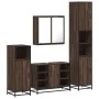 Set de muebles baño 4 pzas madera contrachapada roble marrón by , Bathroom furniture - Ref: Foro24-3301214, Price: 380,94 €, ...