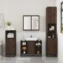 Set de muebles baño 4 pzas madera contrachapada roble marrón by , Bathroom furniture - Ref: Foro24-3301214, Price: 380,94 €, ...