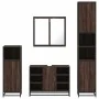 Set de muebles baño 4 pzas madera contrachapada roble marrón by , Bathroom furniture - Ref: Foro24-3301214, Price: 380,94 €, ...