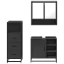 Juego de muebles de baño 3 pzas madera contrachapada negro von , Badezimmermöbel - Ref: Foro24-3301055, Preis: 240,16 €, Raba...