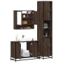 Set de muebles baño 3 pzas madera contrachapada roble marrón by , Bathroom furniture - Ref: Foro24-3301104, Price: 279,98 €, ...