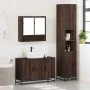 Set de muebles baño 3 pzas madera contrachapada roble marrón by , Bathroom furniture - Ref: Foro24-3301104, Price: 279,98 €, ...