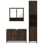 Set de muebles baño 3 pzas madera contrachapada roble marrón by , Bathroom furniture - Ref: Foro24-3301104, Price: 279,98 €, ...