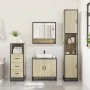 Set de muebles de baño 3 pzas madera contrachapada roble Sonoma von , Badezimmermöbel - Ref: Foro24-3301036, Preis: 210,25 €,...