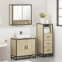Set de muebles de baño 3 pzas madera contrachapada roble Sonoma von , Badezimmermöbel - Ref: Foro24-3301036, Preis: 210,25 €,...
